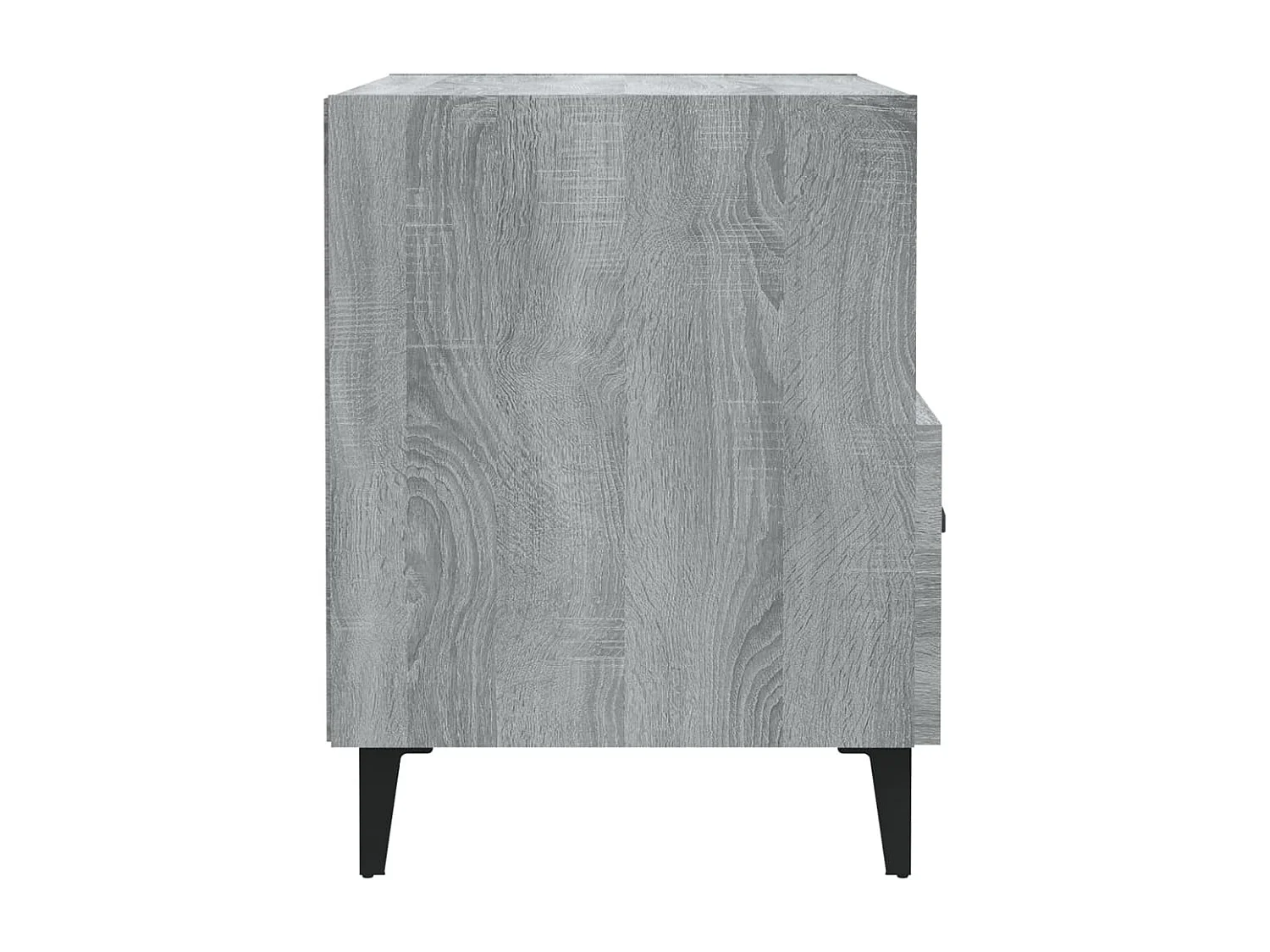 Comodini 2 pz Grigio Sonoma in Legno Multistrato