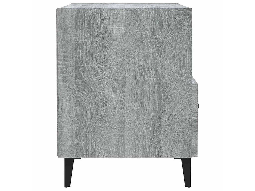 Tables de chevet 2 pcs Sonoma gris Bois d'ingénierie