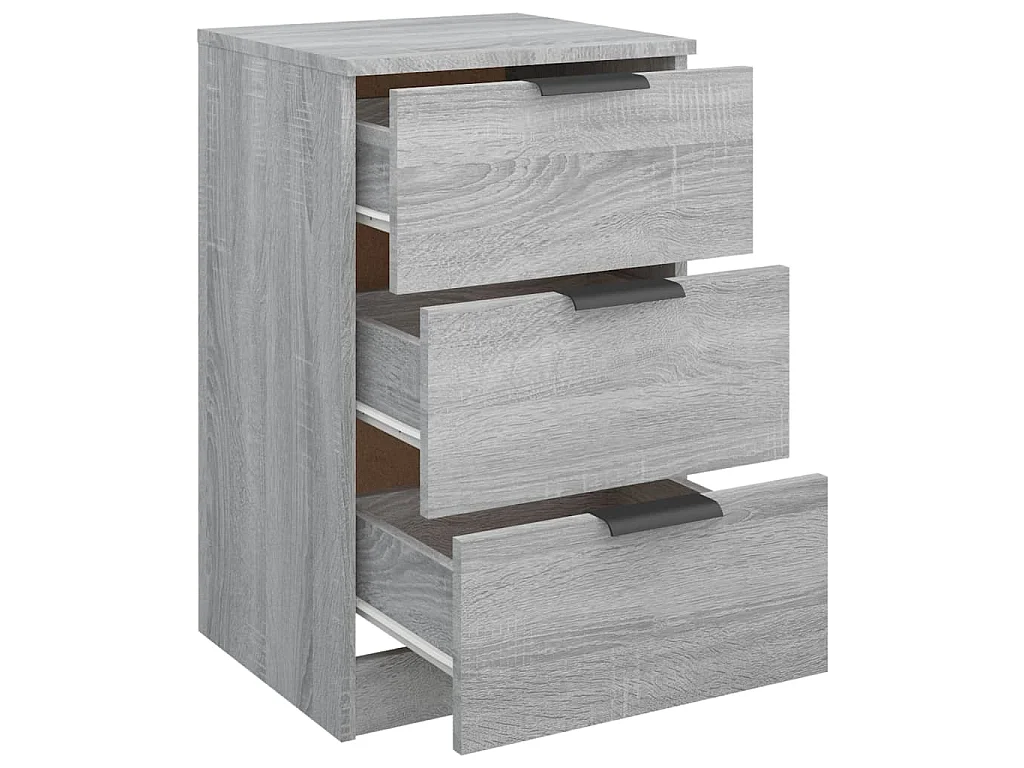 Mesa de cabeceira 40x35x47 cm sonoma cinzento