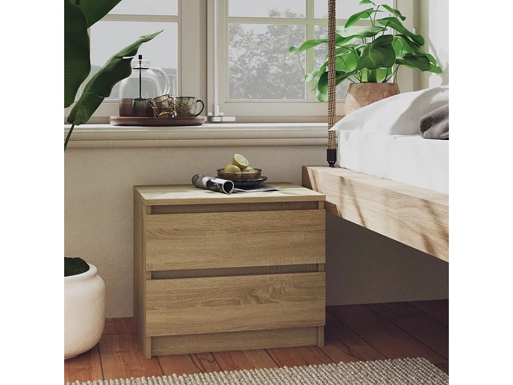 Nachttisch Sonoma-Eiche 50x39x43,5 cm Holzwerkstoff
