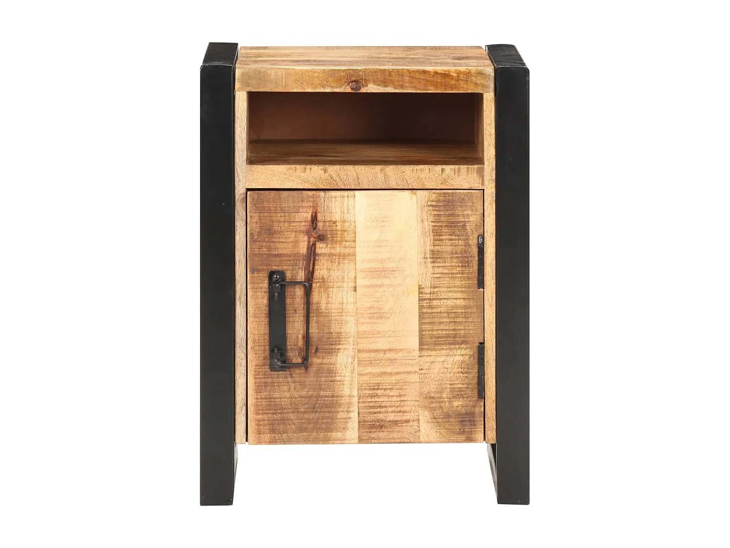 Mesa de cabeceira 40x35x55 cm madeira de mangueira maciça