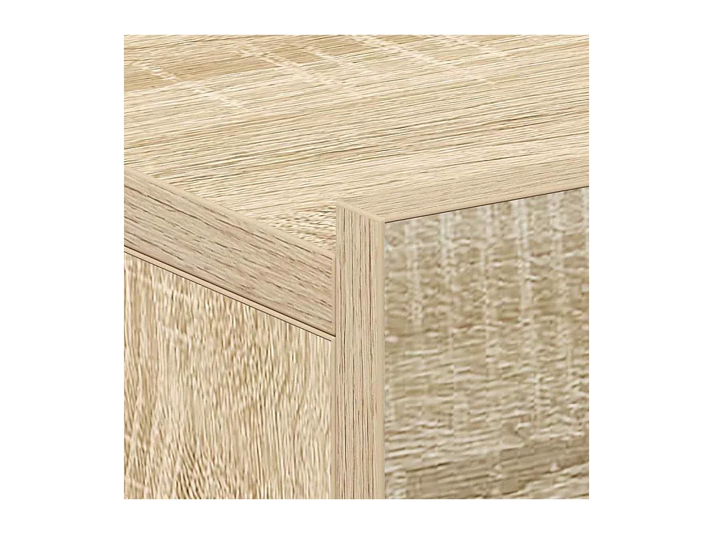 Table de chevet flottante Chêne sonoma Bois d'ingénierie