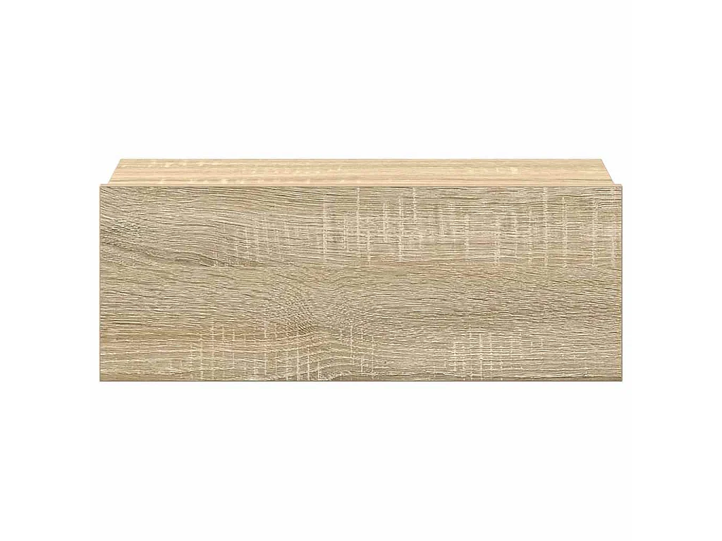Table de chevet flottante Chêne sonoma Bois d'ingénierie