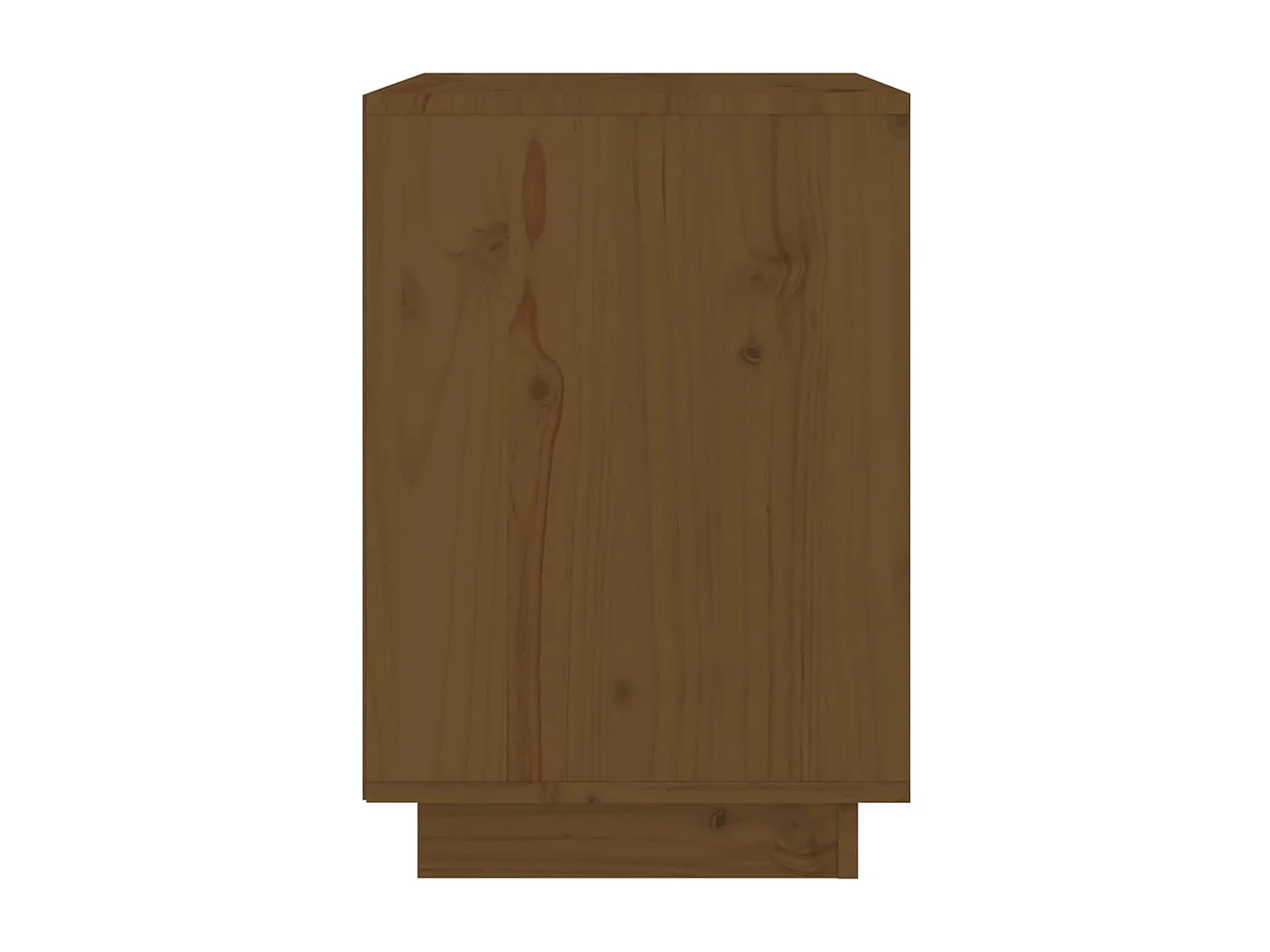 Mesas de cabeceira 2 pcs 40x35x50 cm pinho maciço castanho mel