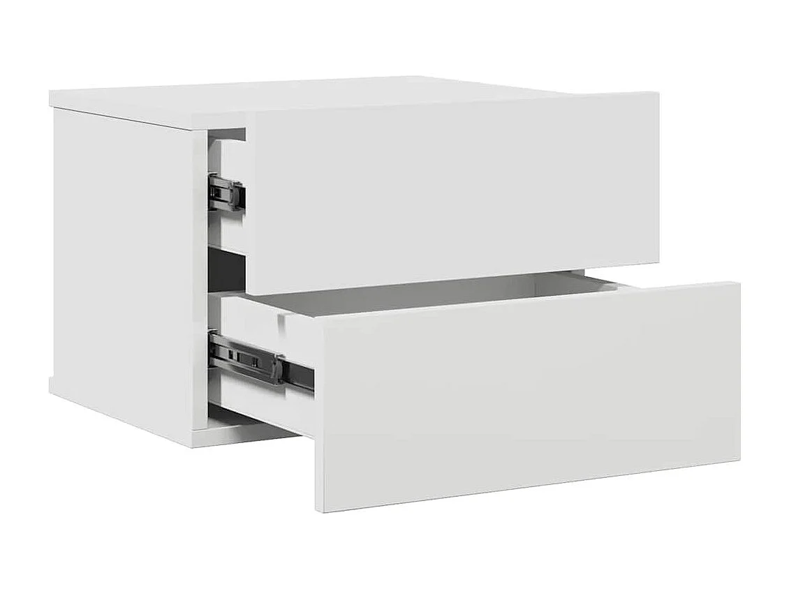 Mesa de cabeceira 40x30x30 cm derivados de madeira branco