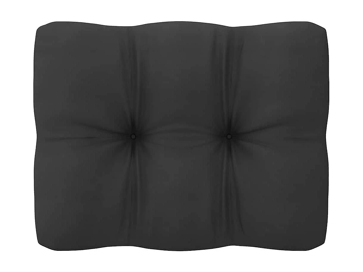 Canapés centraux de jardin coussins 2 pcs Bois de pin massif