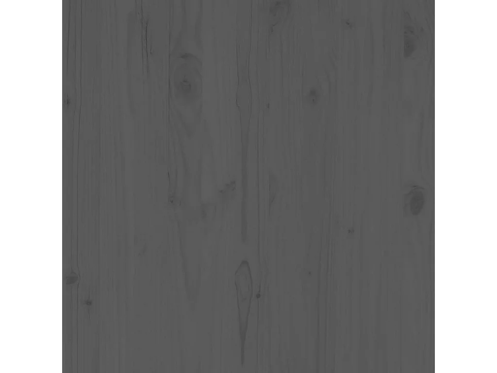 Canapé d'angle de jardin coussins anthracite Bois de pin massif