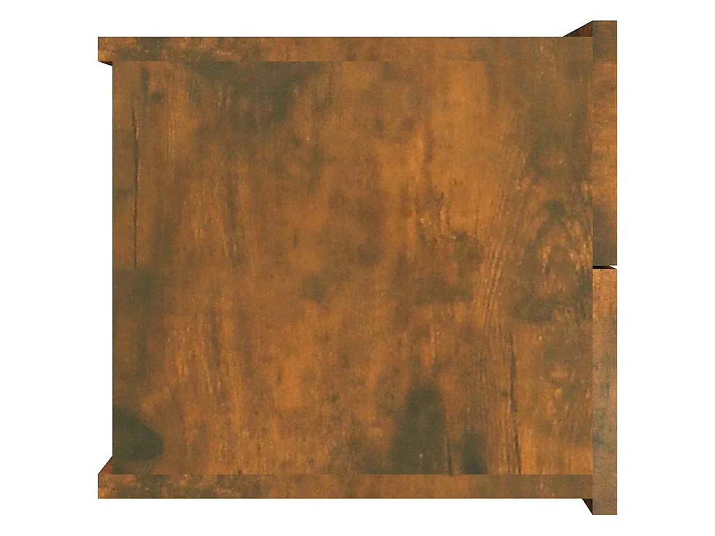 Table de chevet Chêne fumé 40x30x30 cm Bois d'ingénierie