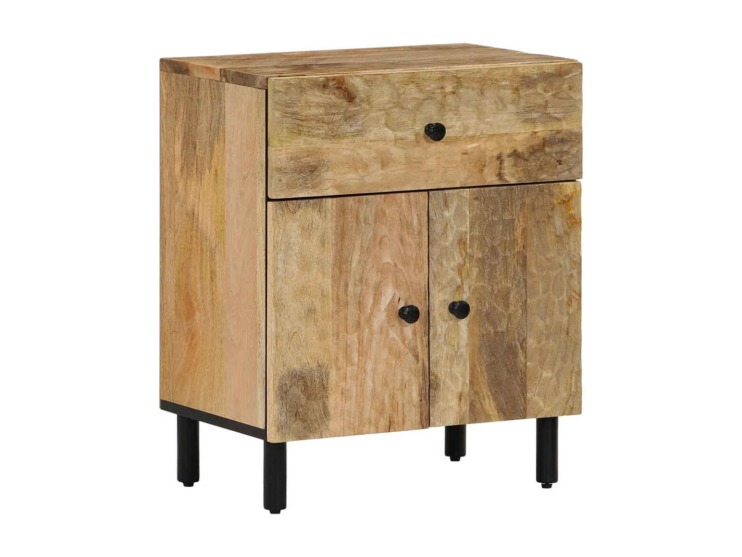 Mesa de cabeceira 50x33x60 cm madeira de mangueira maciça