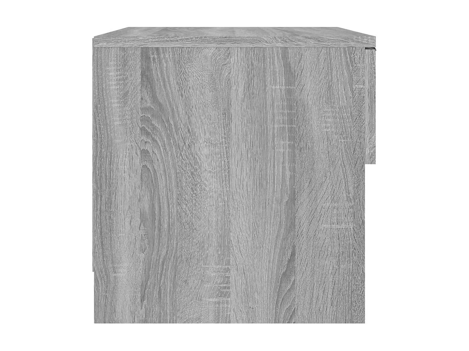 Comodini 2pz Grigio Sonoma in Legno Multistrato