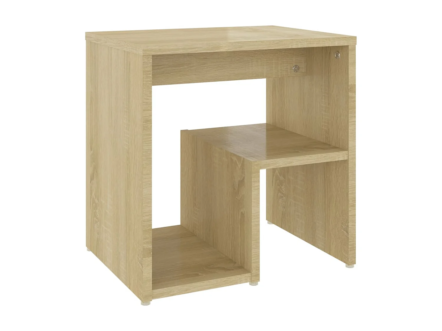 Nachtkastje 40x30x40 cm bewerkt hout sonoma eikenkleurig