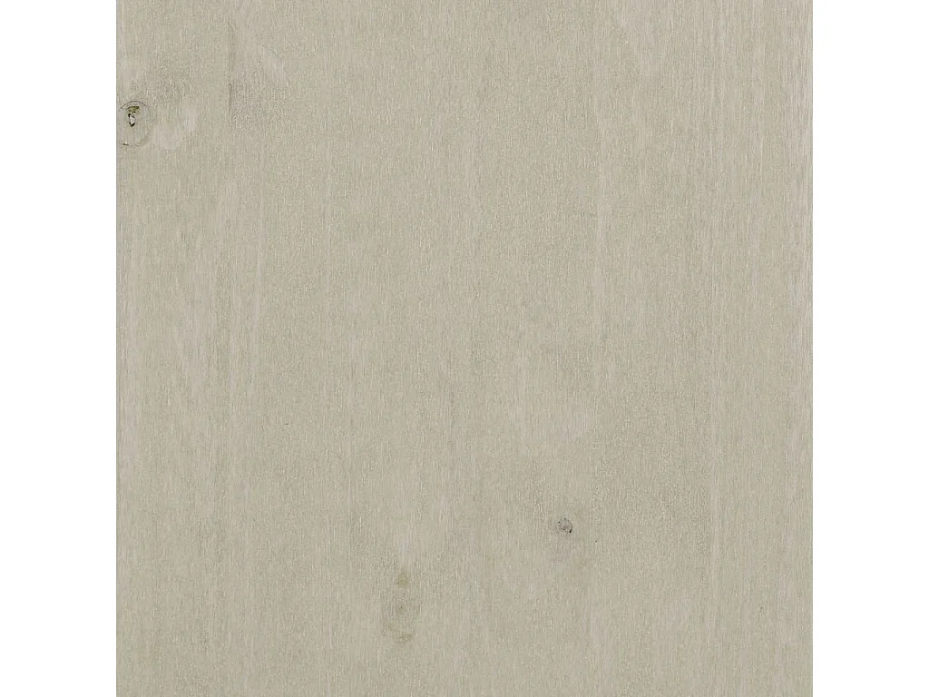 Tables de chevet HAMAR 2 pcs Blanc 40x35x44,5 cm Bois massif