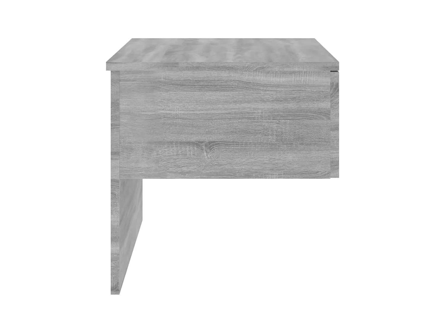 Wand-Nachttische 2 Stk. Grau Sonoma