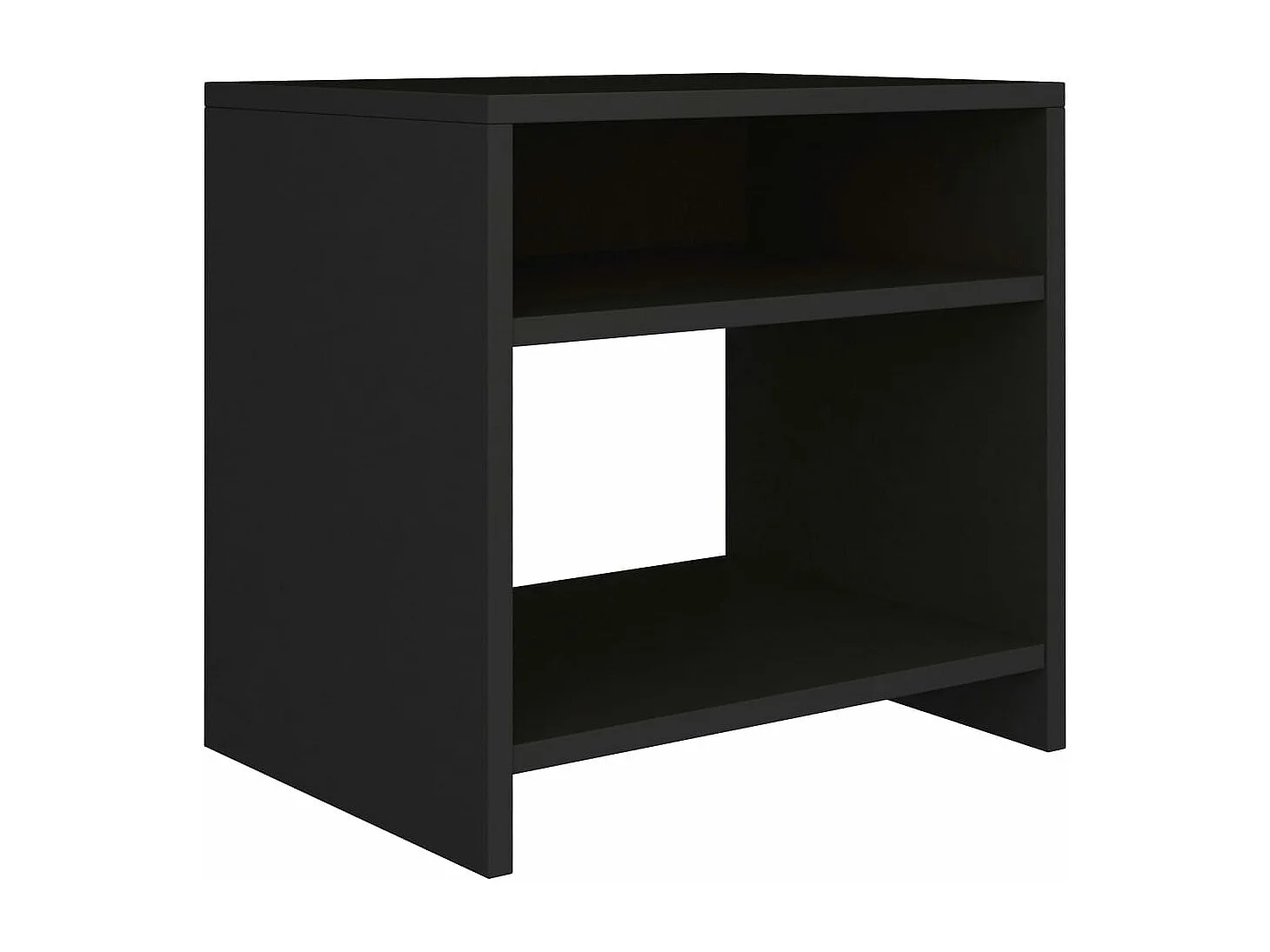 Nachtkastjes 2 st 40x30x40 cm bewerkt hout zwart