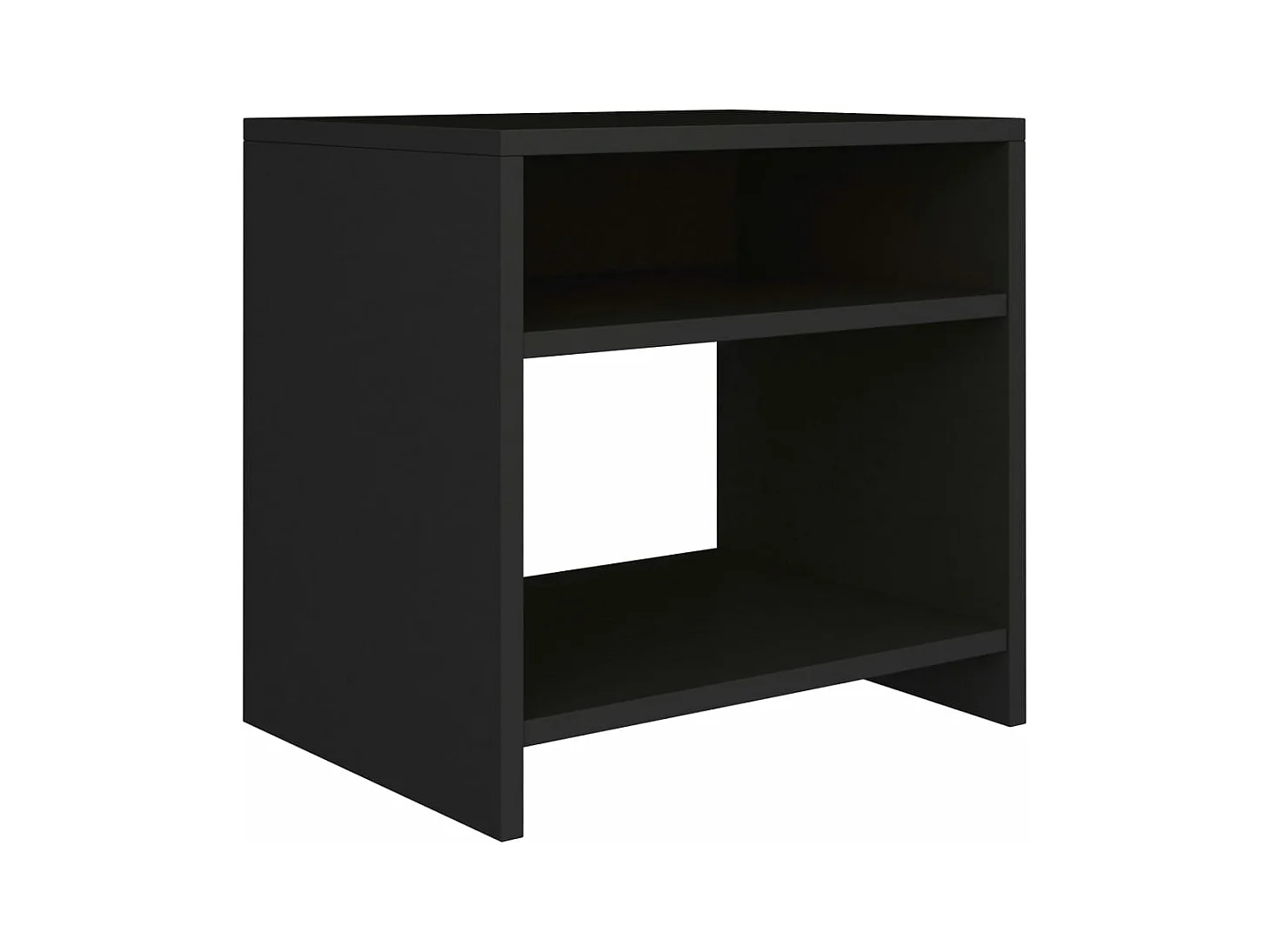 Nachtkastjes 2 st 40x30x40 cm bewerkt hout zwart