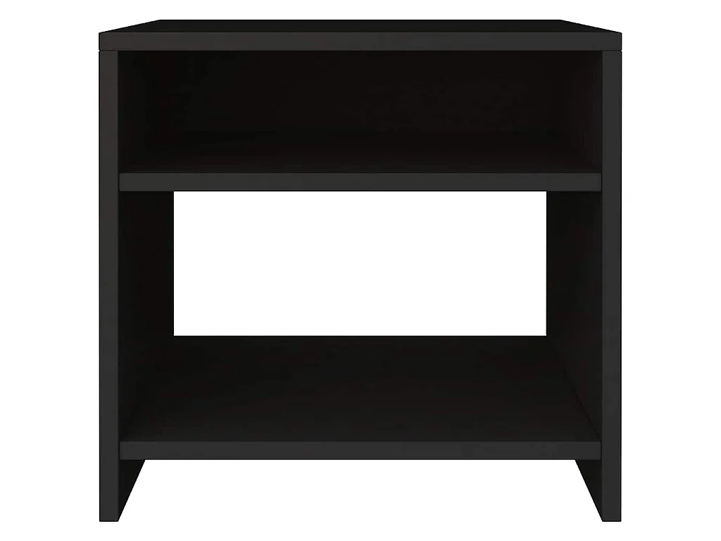 Nachtkastjes 2 st 40x30x40 cm bewerkt hout zwart