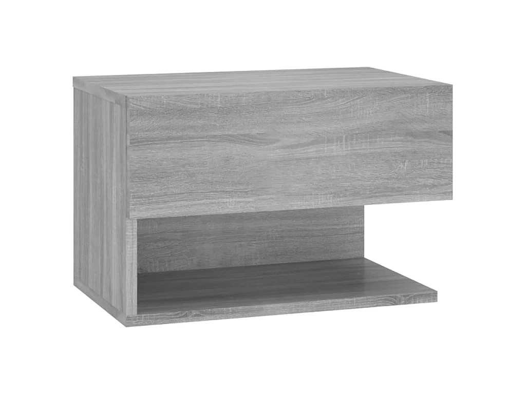 Table de chevet murale Sonoma gris