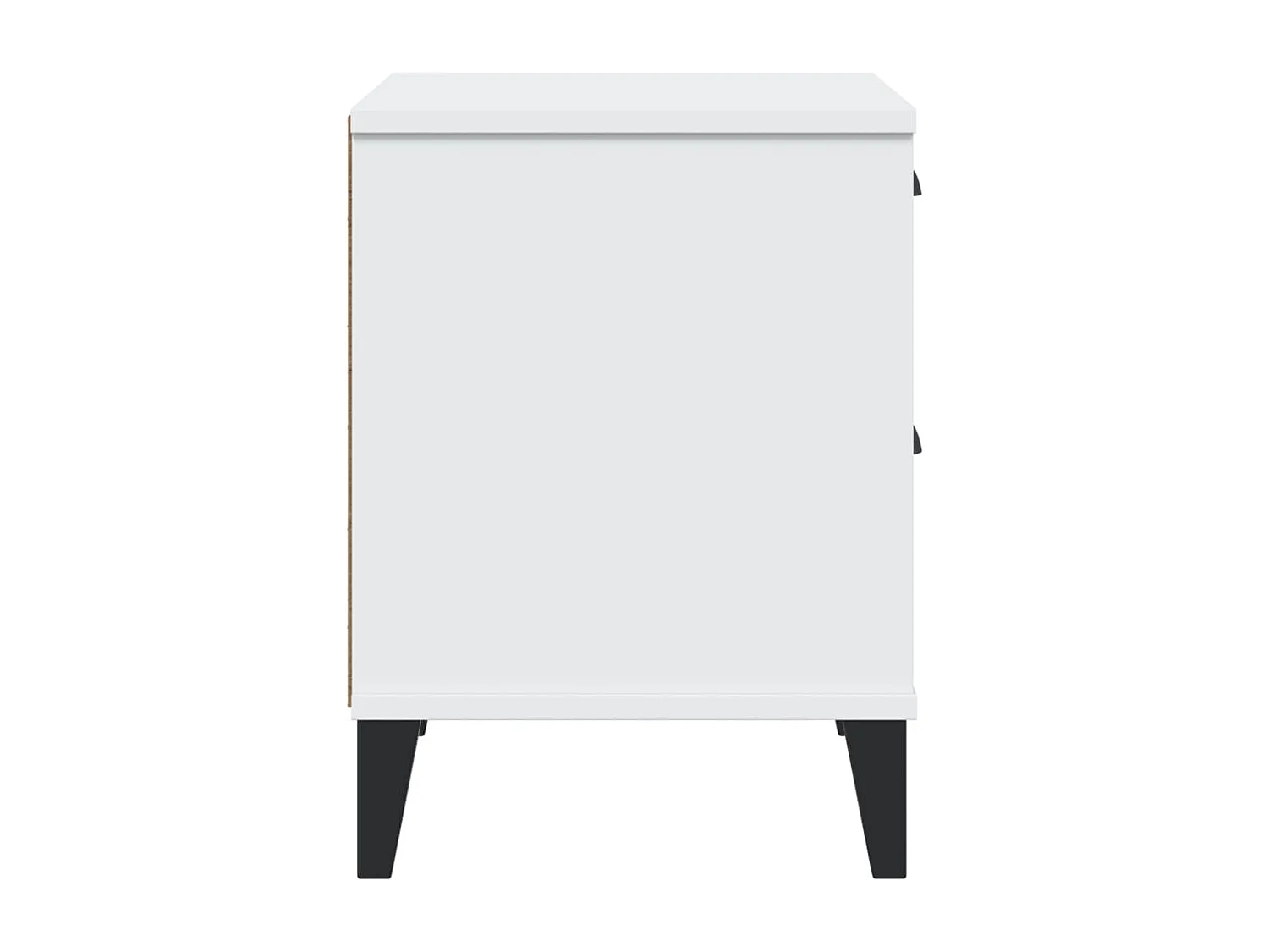 Table de chevet VIKEN blanc bois d'ingénierie