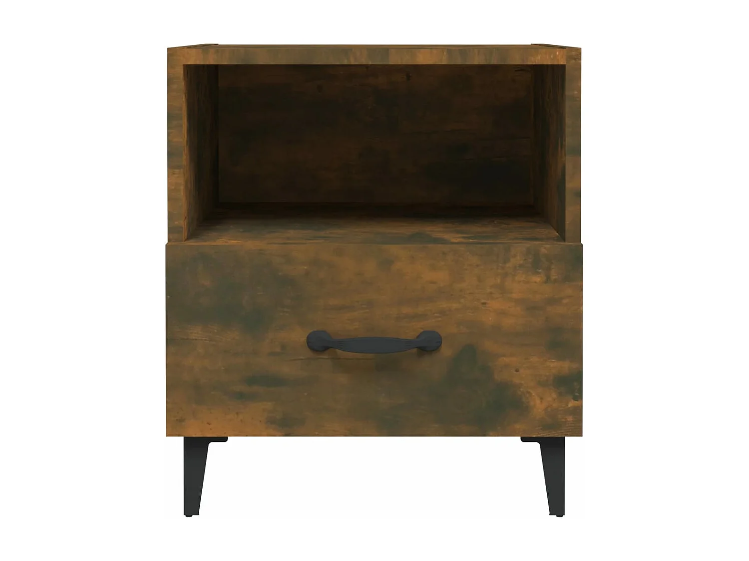 Tables de chevet 2 pcs Chêne fumé Bois d'ingénierie