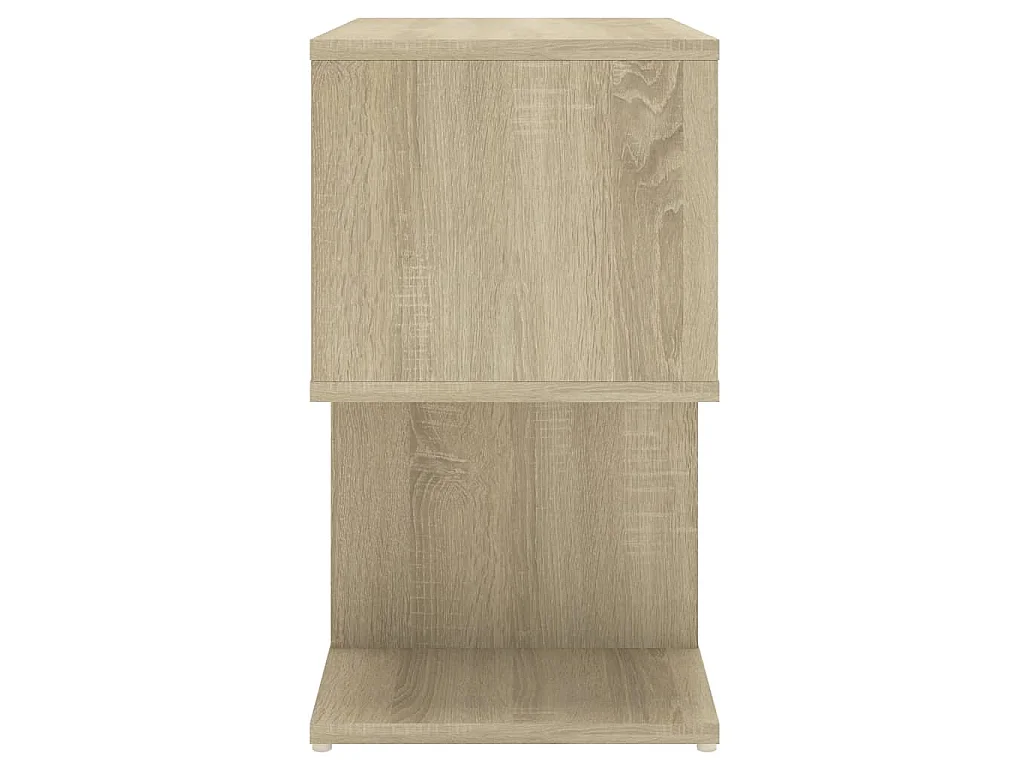 Tables de chevet 2pcs chêne sonoma 50x30x51,5cm bois ingénierie