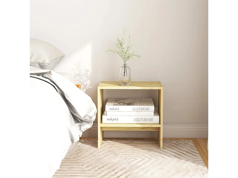 Table de chevet 40x30,5x40 cm bois de pin massif