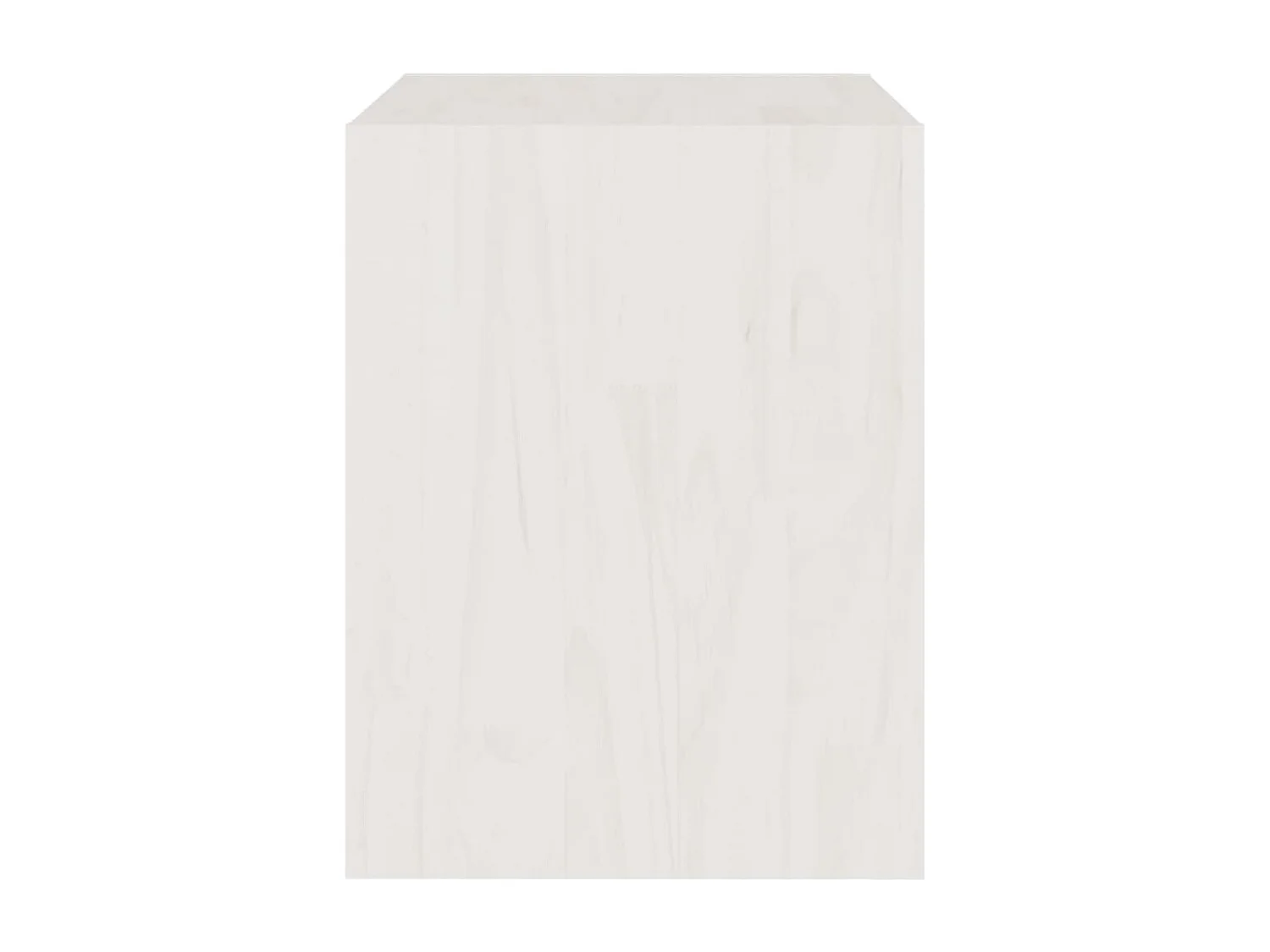 Nachtkastjes 2 st 40x30,5x40 cm massief grenenhout wit