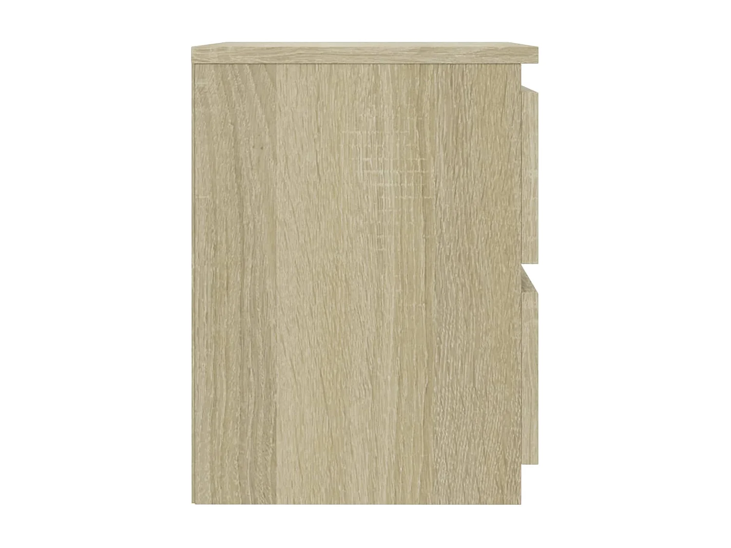 Comodino Rovere Sonoma 30x30x40 cm in Legno Multistrato