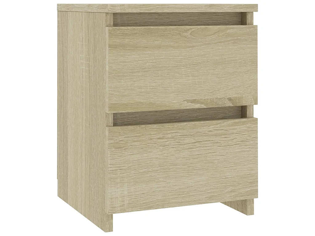 Mesa de cabeceira 30x30x40 cm contraplacado carvalho sonoma
