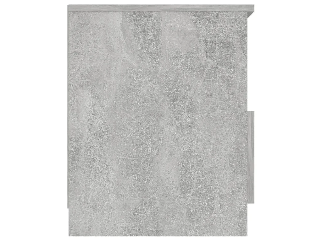 Nachtkastjes 2 st 40x40x50 cm bewerkt hout betongrijs