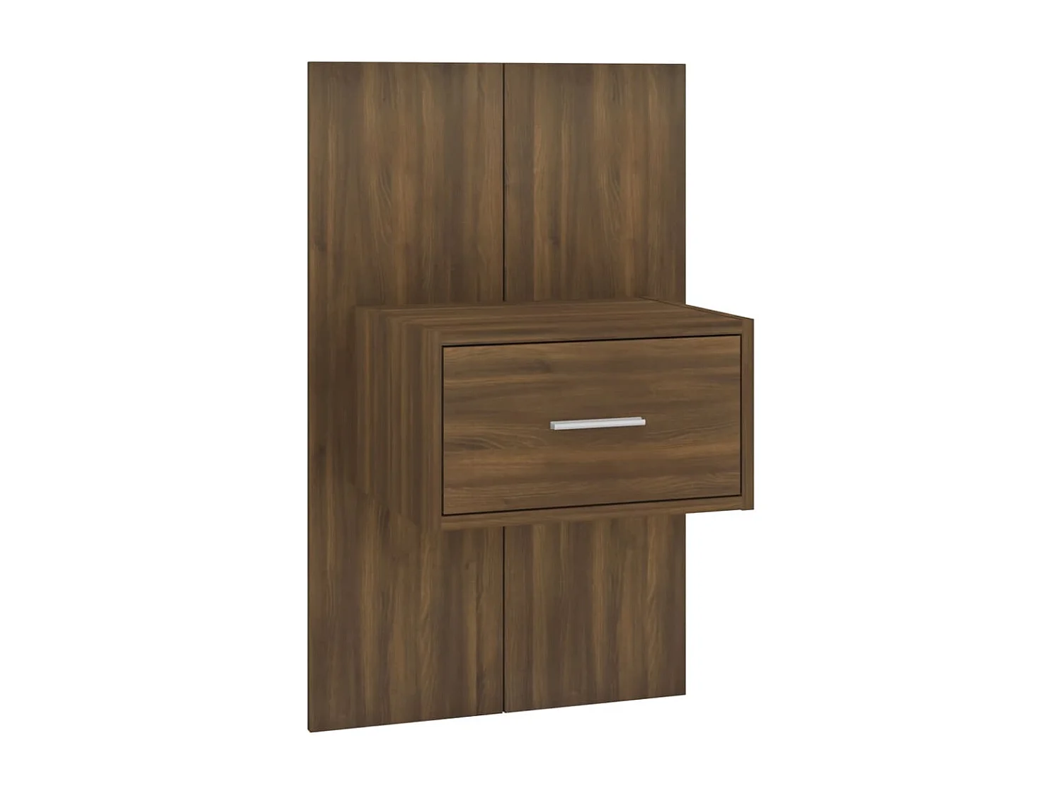 Comodino a Muro Rovere Marrone