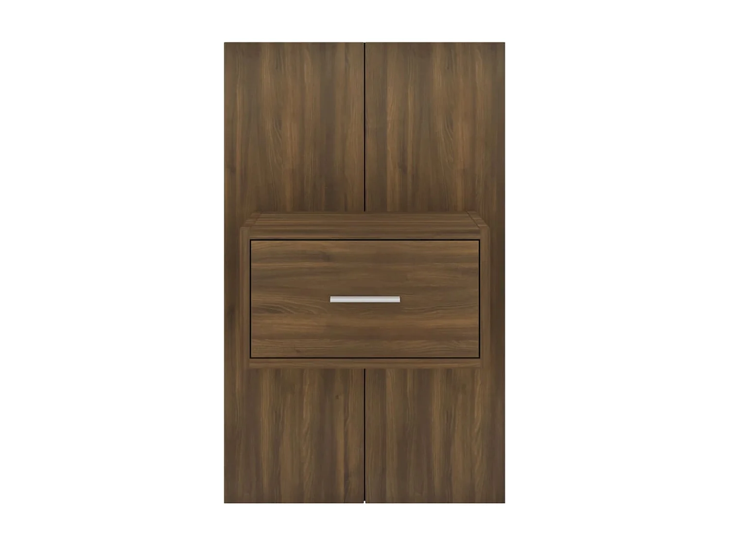 Comodino a Muro Rovere Marrone
