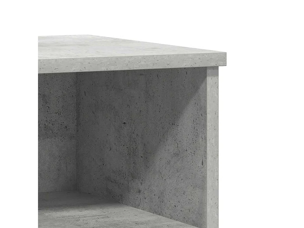Nachttisch Betongrau 40x35x50 cm Holzwerkstoff