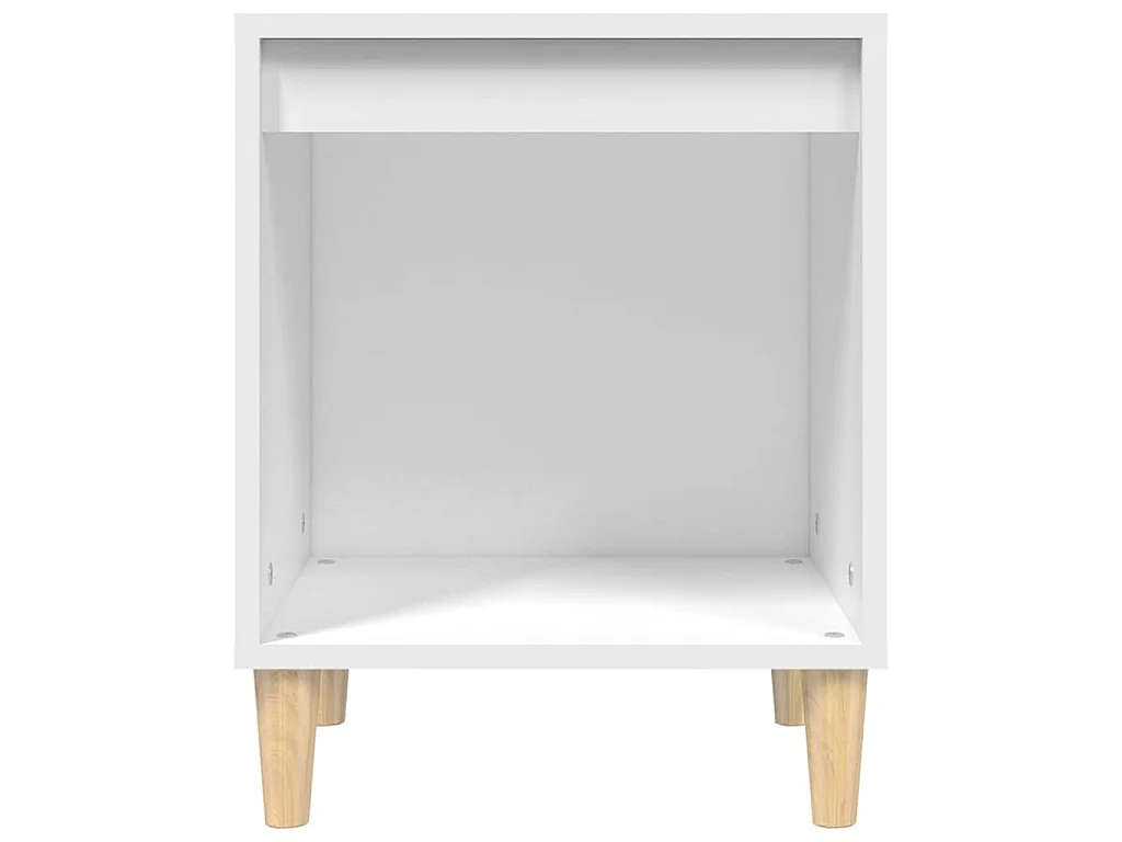 Tables de chevet 2 pcs Blanc 40x35x50 cm