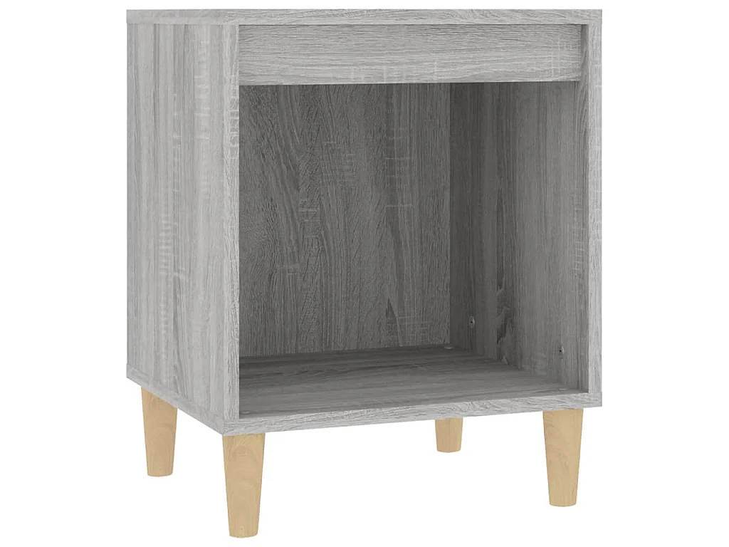 Tables de chevet 2 pcs Sonoma gris 40x35x50 cm