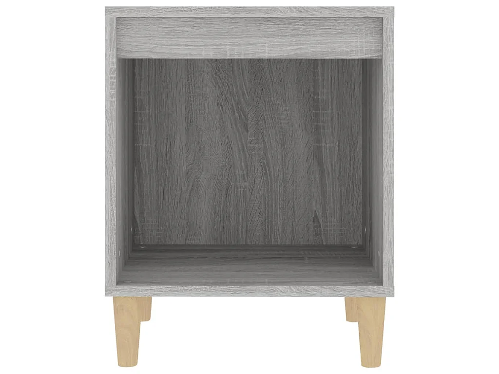 Tables de chevet 2 pcs Sonoma gris 40x35x50 cm