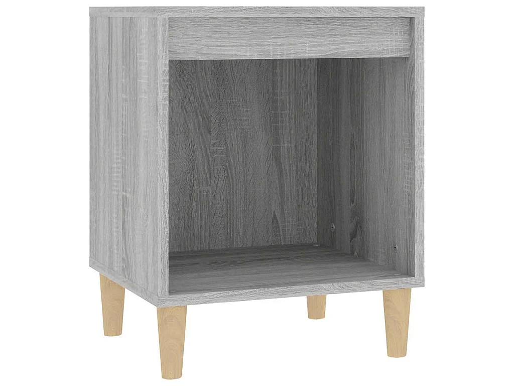 Tables de chevet 2 pcs Sonoma gris 40x35x50 cm
