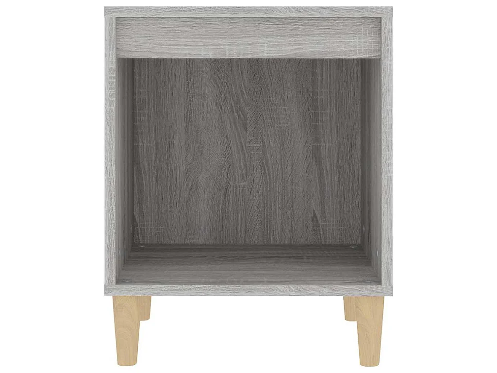 Tables de chevet 2 pcs Sonoma gris 40x35x50 cm