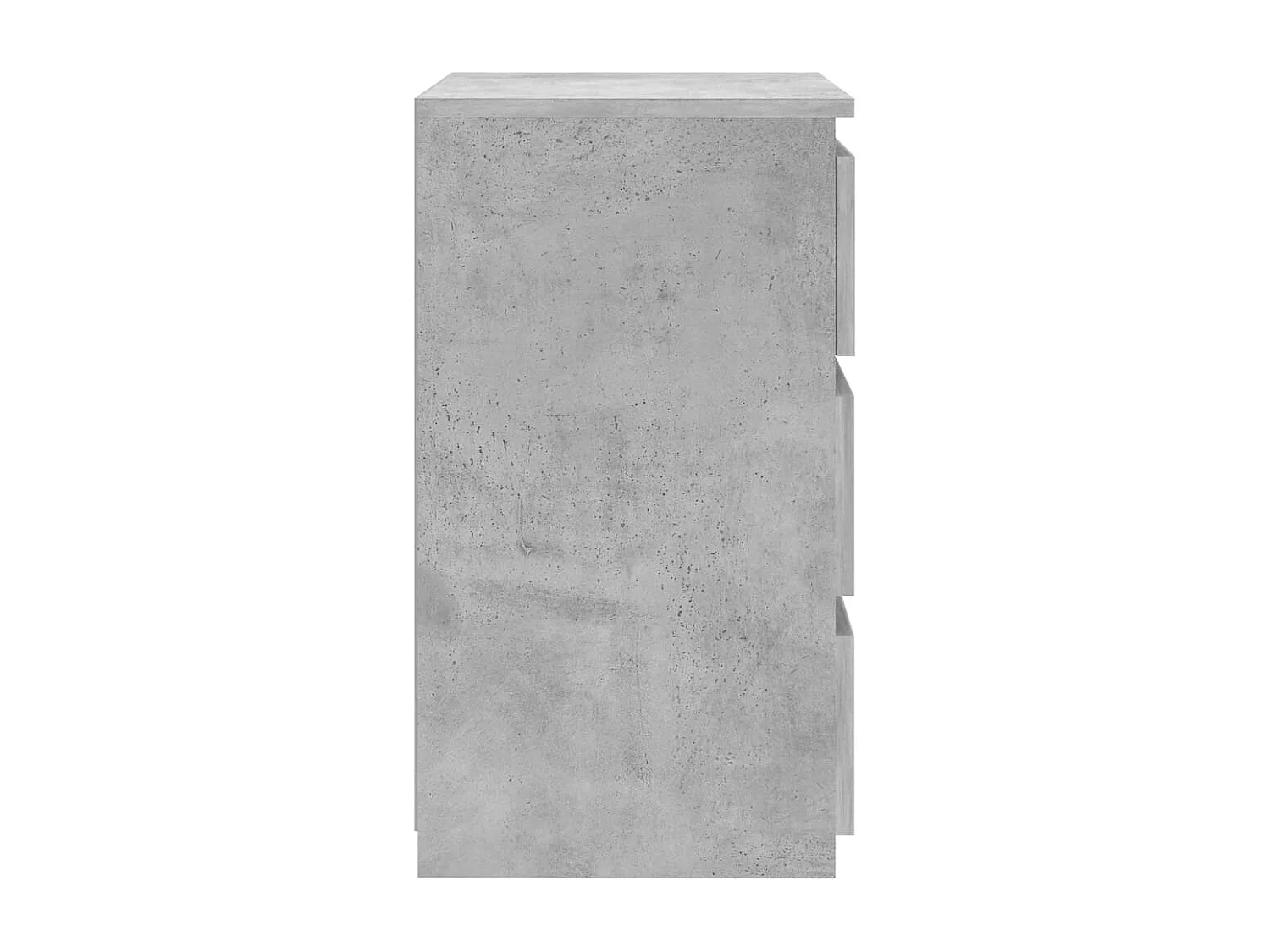 Table de chevet Gris béton 40x35x62,5 cm Aggloméré