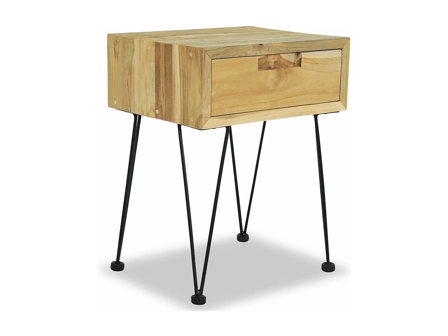 Table de chevet 40x30x50 cm Teck