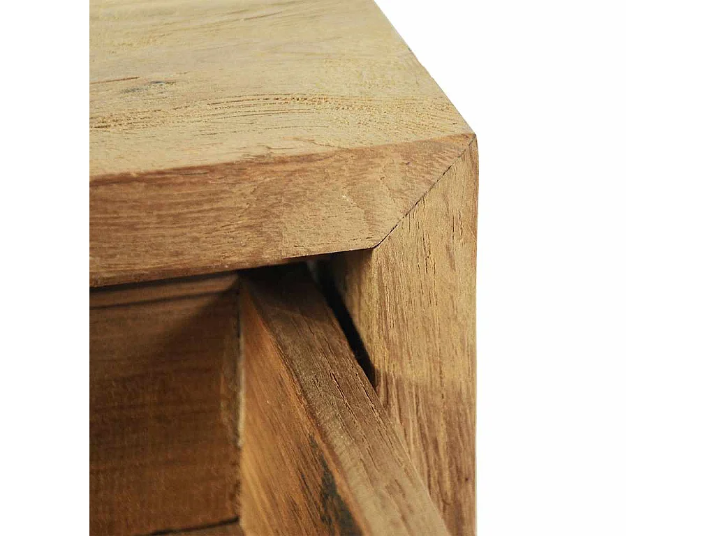 Table de chevet 40x30x50 cm Teck