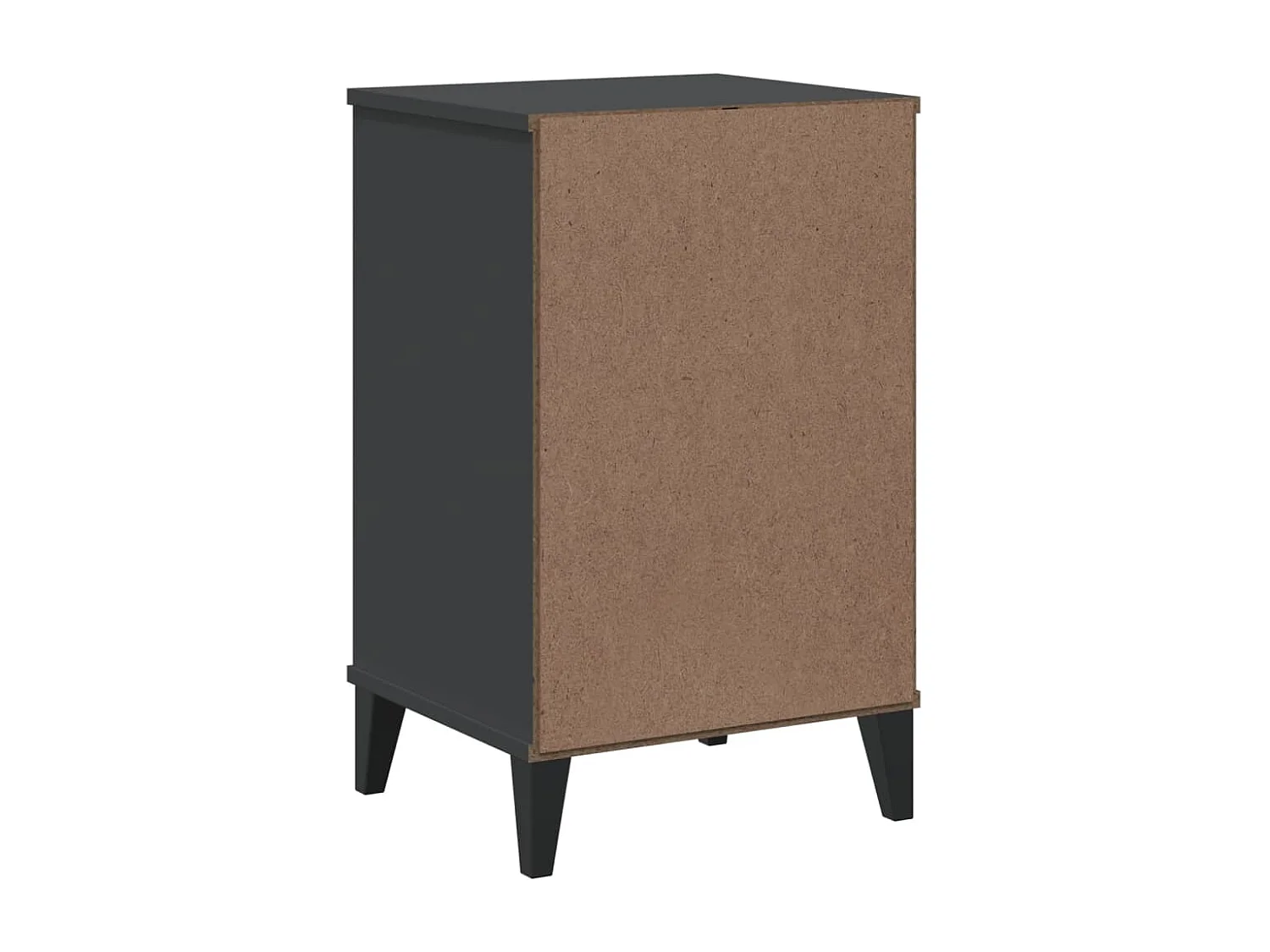 Mesa de cabeceira VIKEN derivados de madeira cinzento antracite