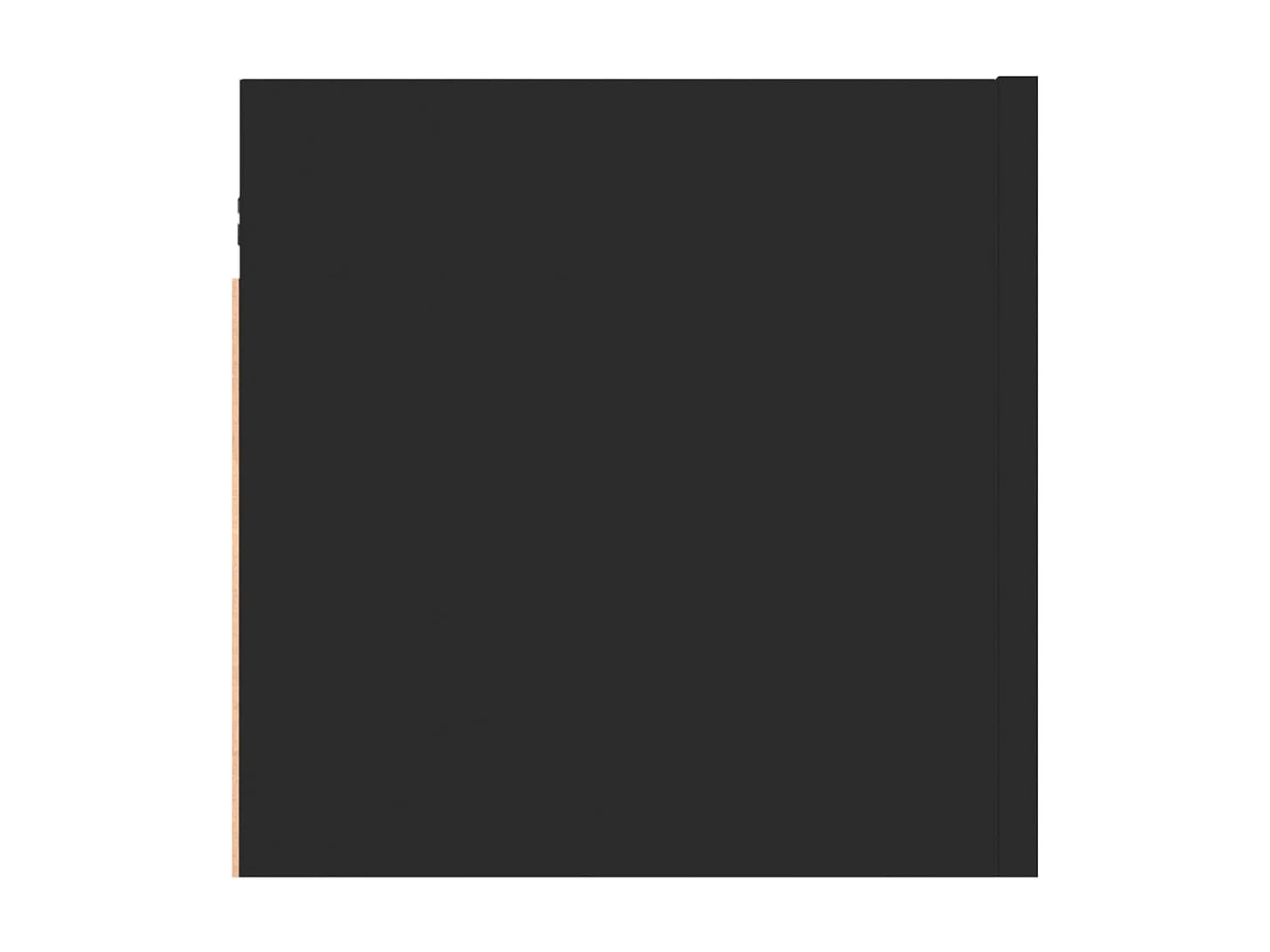 Mesas de cabeceira 2 pcs 30,5x30x30 cm derivados madeira preto