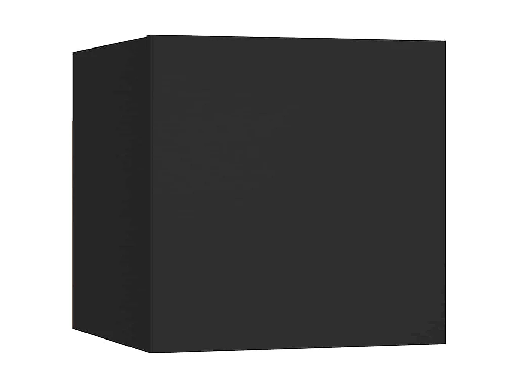 Mesitas de noche 2 uds madera ingeniería negro 30,5x30x30 cm