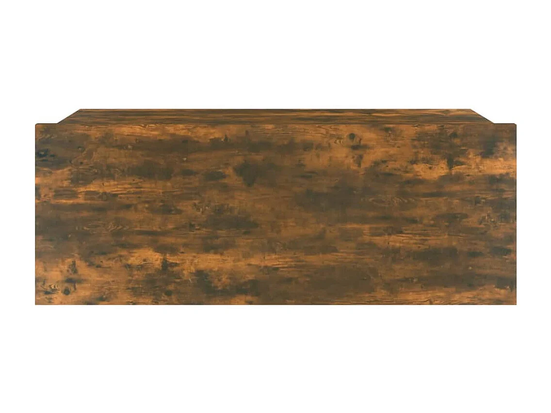Tables de chevet flottantes 2 pcs Chêne fumé 40x30x15 cm