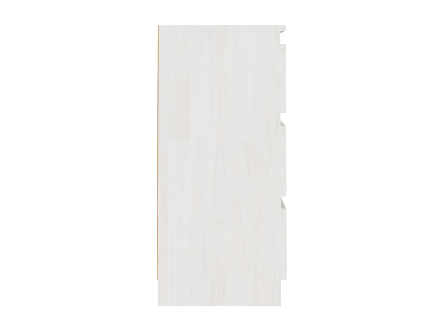 Mesitas de noche 2 uds madera maciza pino blanco 40x29,5x64 cm