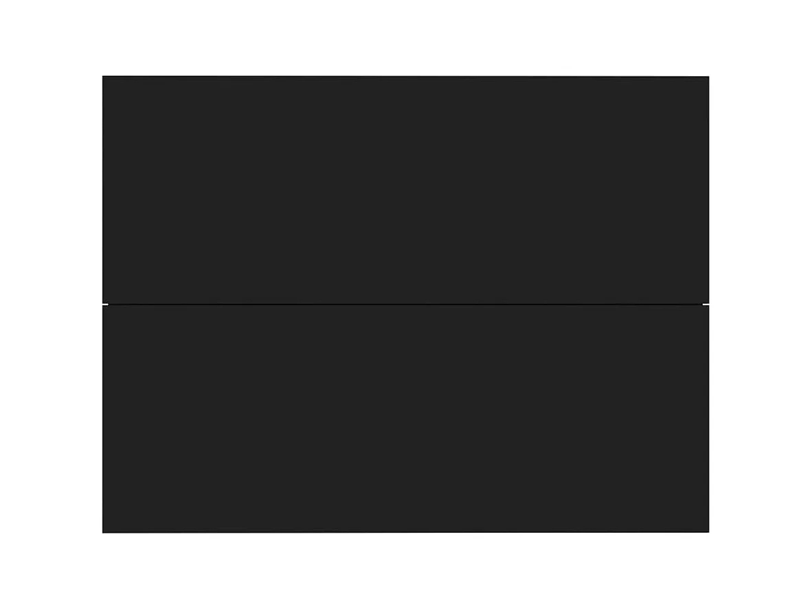 Mesitas de noche 2 uds madera contrachapada negro 40x30x30 cm