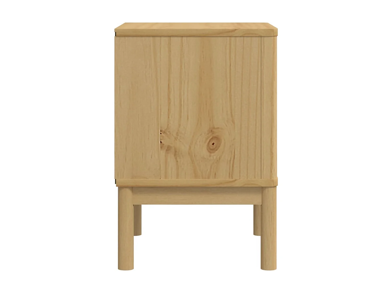 Nachttisch Wachsbraun 45x39x57 cm Massivholz Kiefer