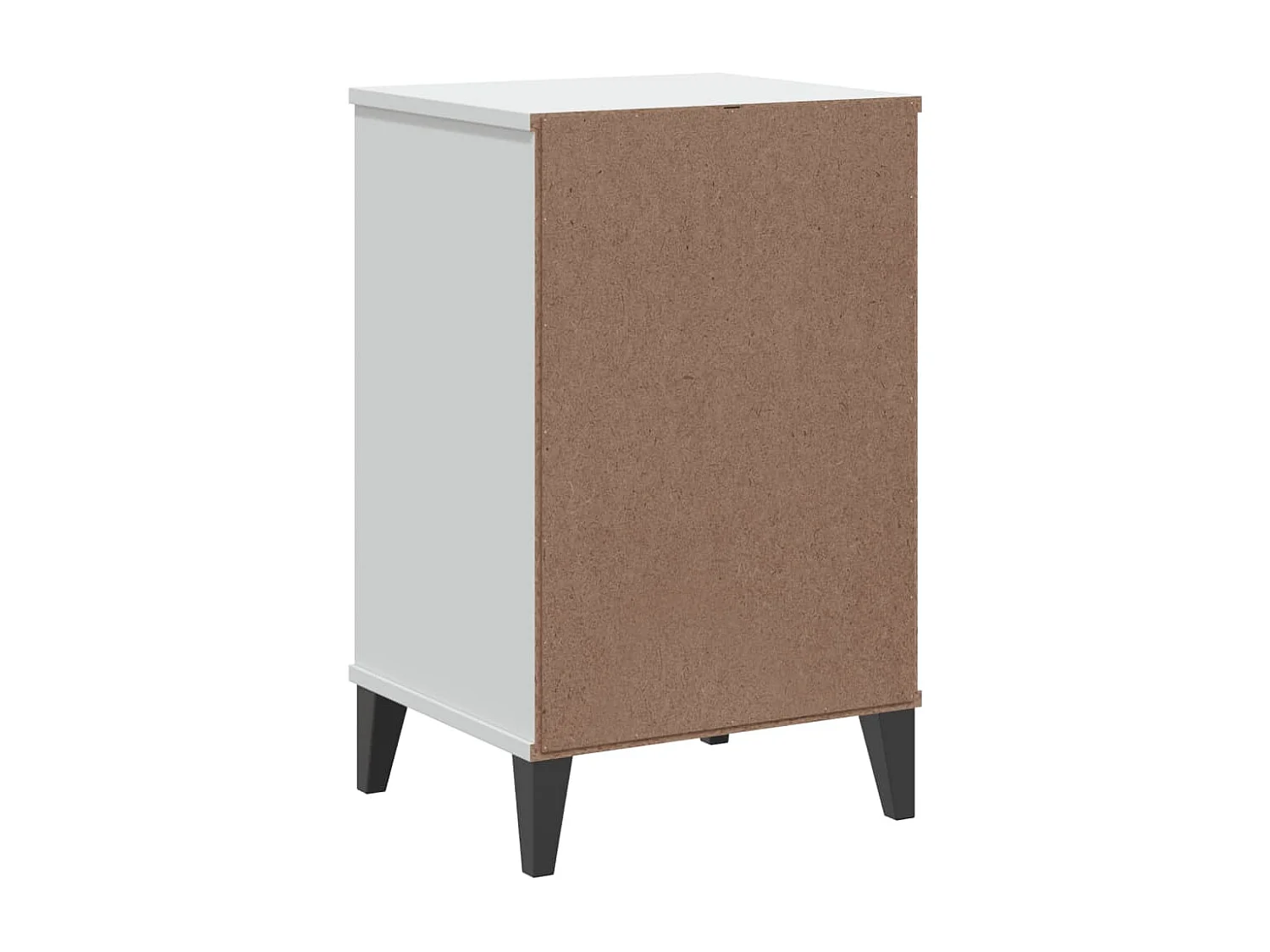 Table de chevet VIKEN blanc bois d'ingénierie