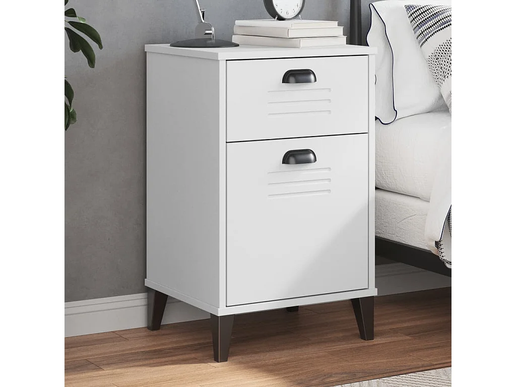 Mesa de cabeceira VIKEN derivados de madeira branco