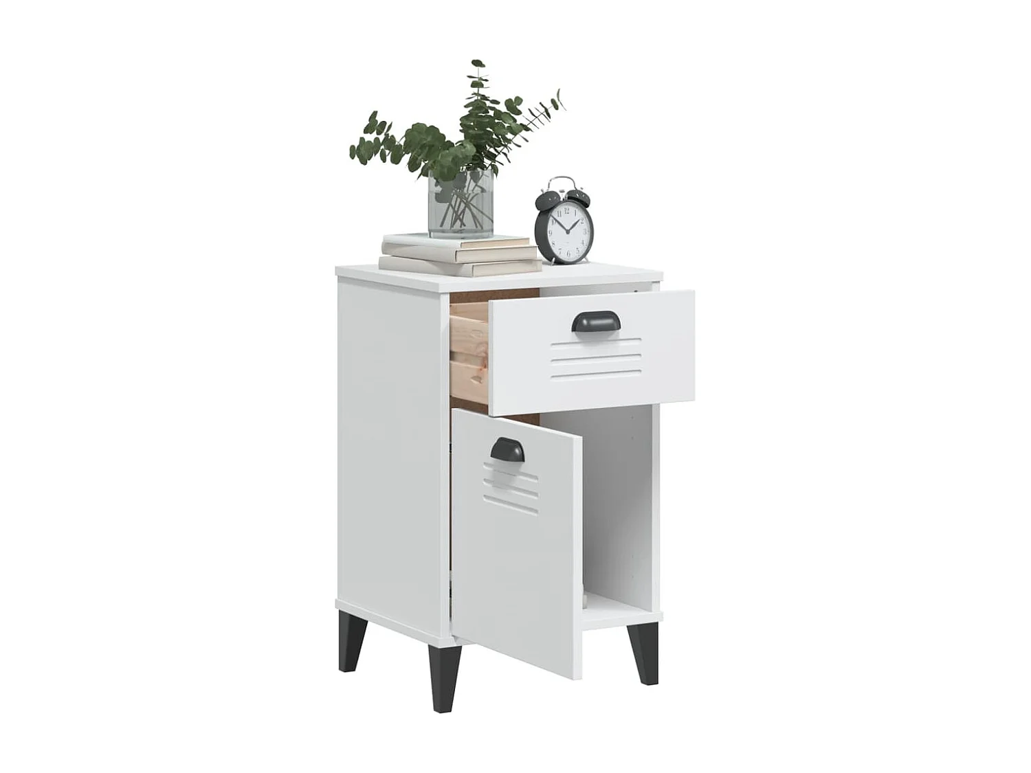Mesa de cabeceira VIKEN derivados de madeira branco